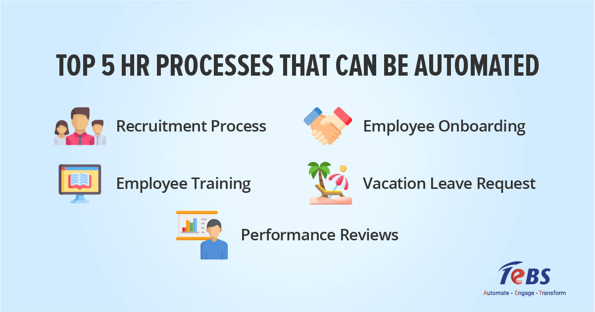 Top 5 HR Processes to be Automated